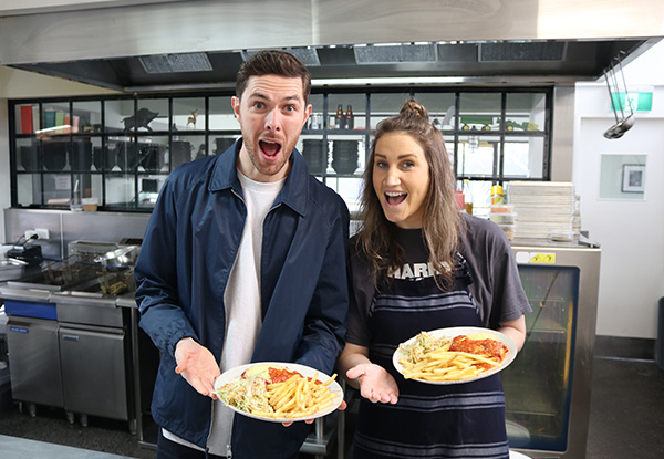 Bree's Chicken Parmigiana incl. Fries & Coleslaw for Cancer Society - Valid at Mt Eden Only - 48-Hour Flash Sale Only