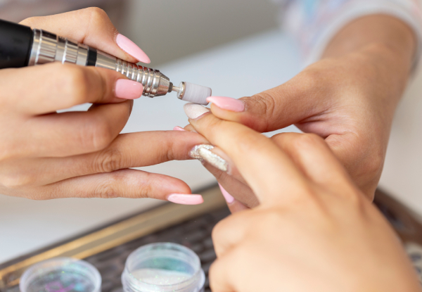 Glamorous Gel Manicure for One - Option for BIAB Overlay & Gel Manicure