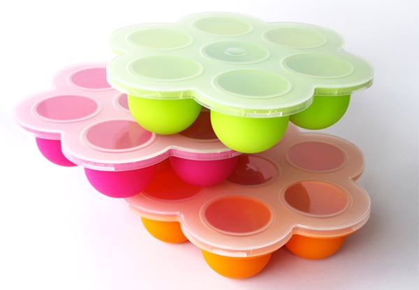Silicone Mold Baby Food Tray - Three Colours Available