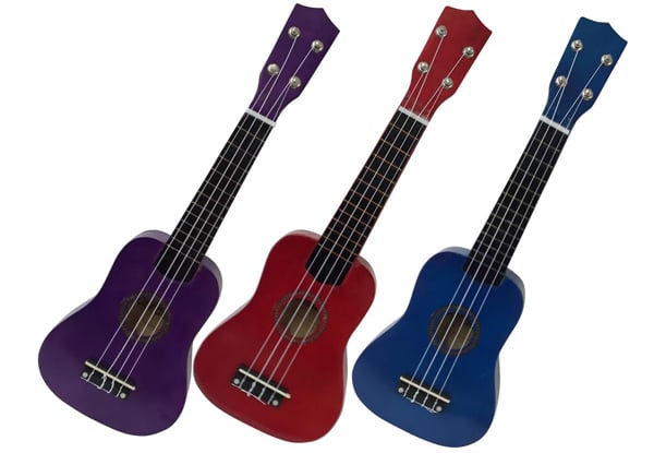 $14.90 for a Beginners' Ukulele – Available in Three Colours