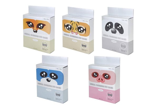 $7 for a Missha Animal Warming Eye Mask Five-Pack (value $12)