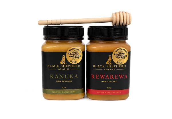 Premium Native Kanuka & Rewarewa Honey Duo
