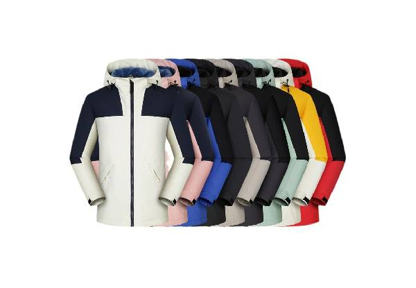 Fleece Lined Winter Rain Jacket - Available in Nine Colours & Six Sizes