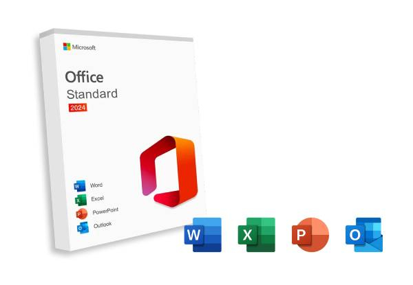 Microsoft Office Software 2024 - Option for Standard or Professional Plus Version