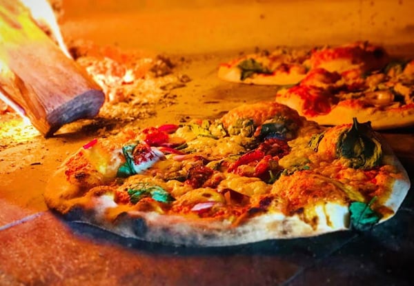 One Woodfire Takeaway Pizza - Option for Two Pizzas - Valid for Takeaway/Pickup Only