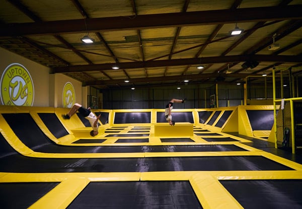 One General Admission Indoor Tramp Park 60-Minute Session with Options for Two General Admissions or Mini Bouncer
