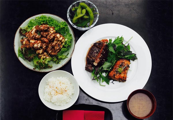 $65 for Any Two Modern Japanese Entrees & Main Meals incl. Any Two Tap Beers or House Wines