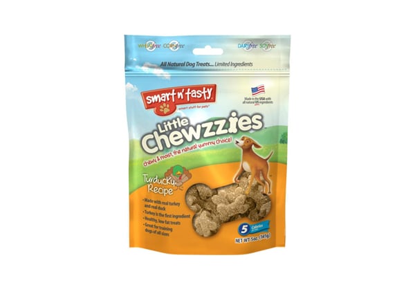 $20 for Three 141g Bags of Smart N Tasty Little Chewzzies – Turducky Flavour Dog Treats