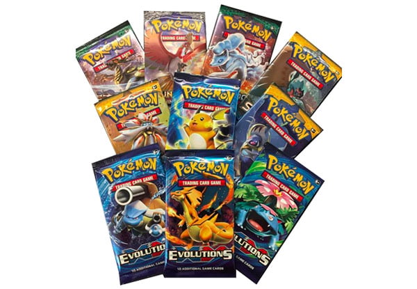 Ten Pokemon Booster Packs