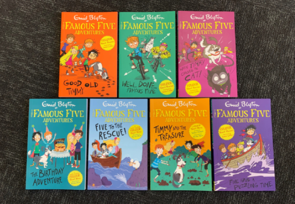 Famous Five Illustrated Seven-Title Book Collection