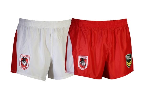NRL ISC Dragons Shorts - Two Colours Available