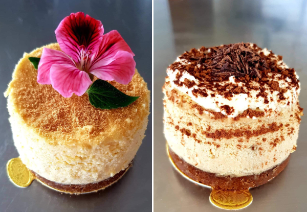Six Premium, Hand-Crafted Baked French Cheesecakes