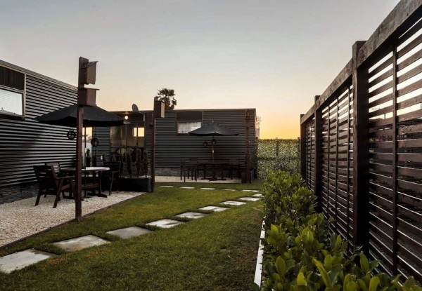 One-Night Matamata Boutique Chalet Accommodation for Two incl. Wood Fire Pizza and Drinks at Osteria Restaurant & Late Check-Out - Option for Two Nights incl. Romantic Hot Springs Experience at Opal Hot Springs