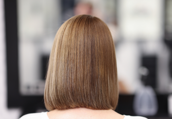 Keratin Hair Smoothing Service incl. Hair Trim, Scalp Massage & $10 Beauty Treatment Voucher or 15% Discount on Retail Products