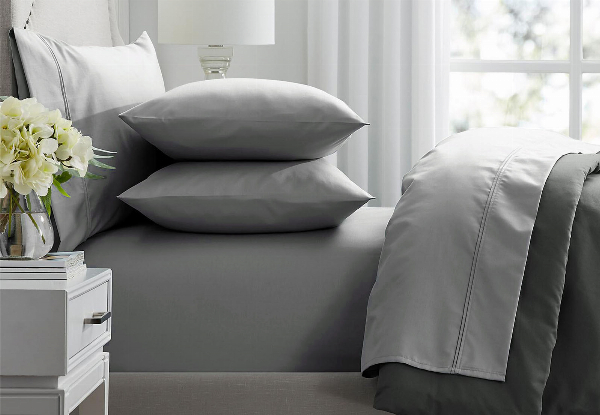 Renee Taylor Premium 1000TC Egyptian Cotton Sheet Set - Available in Three Colours & Four Sizes