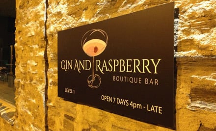 Gin and Raspberry Boutique Bar