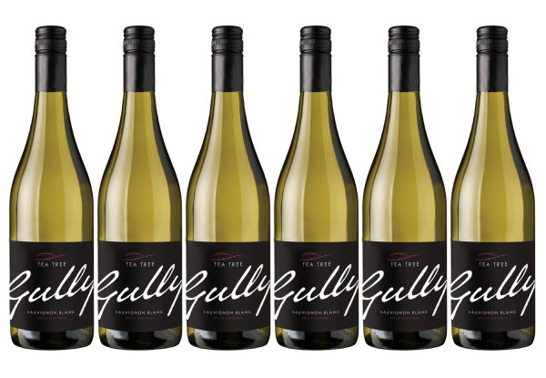 Six-Pack Tea Tree Gully Wine Range by Sherwood Estate Wines - Options for Sauvignon Blanc, Chardonnay, Pinot Gris, Merlot or Shiraz - Option for 12-Pack