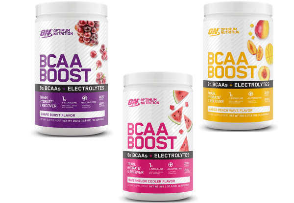 Optimum Nutrition BCAA Boost + Electrolytes 390g - Three Flavours Available