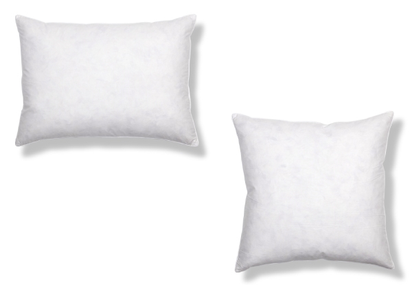 Downia Duck Feather Cushion Inserts - Available in Two Options & Four Sizes