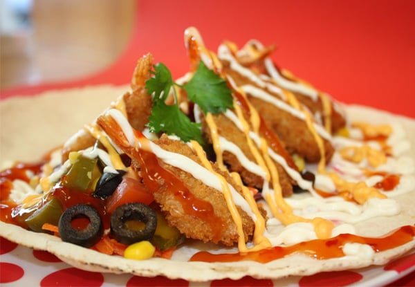 $17 for Any Two Beef, Chicken, Lamb, Prawn, Falafel or Vege Kebabs (value up to $27.90)