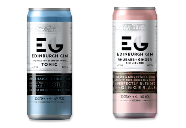 Eight-Pack of Edinburgh Gin RTD - Two Flavours & Option for Mixed Pack Available