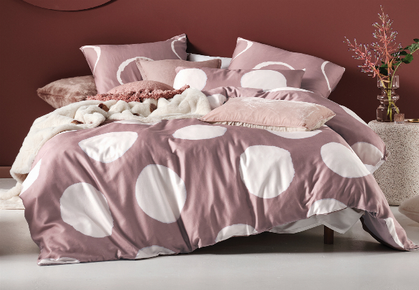 Keegan Duvet Cover Set - Available in Five Sizes & Option for European Pillowcase