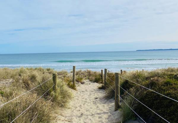 Summer Vibes in Papamoa - Three-Night Ocean View Sunrise Getaway for up to Six People - Options for Four or Five Nights - Valid from 1st March 2024