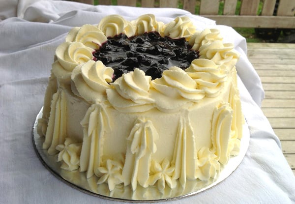 $23 for a Seven-Inch Cake Pick-Up or $33 Delivered – Choose from a Lemon Cake with Raspberry or Lemon Curd Topping or a Banana Cake with Chocolate Ganache or Nana's Fantastic Chocolate Cake