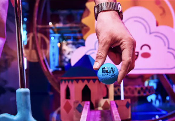 Adult Pass for Holey Moley 9-Hole Mini Golf at  Holey Moley Christchurch - Option for Child Pass & 18-Hole Mini Golf