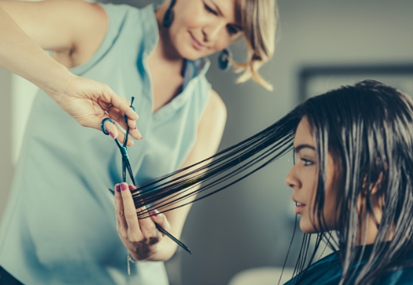Hair Treatment Package for One Person incl. Cut, Customised Fibre Clinic Basin Treatment & Straighten or Curl Finish