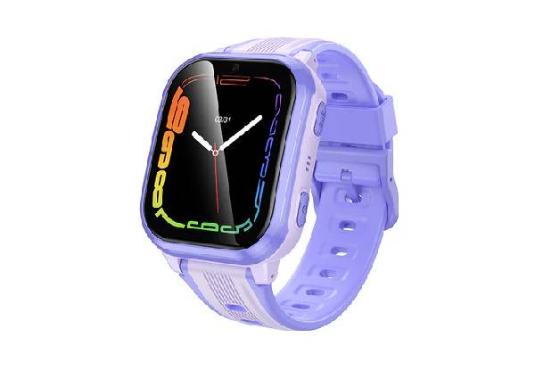 Nexus Kids Purple Smart Watch 4G with GPS, Video Call, Parental Control & IPX7
