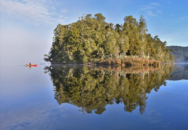 Franz Josef Classic Three-Hour Guided Kayak for Two People - Options for Three or Four People