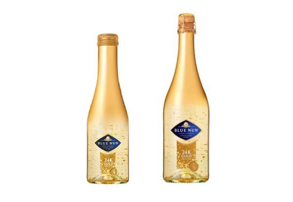 Blue Nun 24K Gold Sparkling Wine - Available in 12-Pack 750ml and 24-Pack 200ml