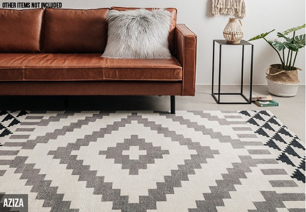 Moroccan-Inspired Printed Rugs - Four Options Available