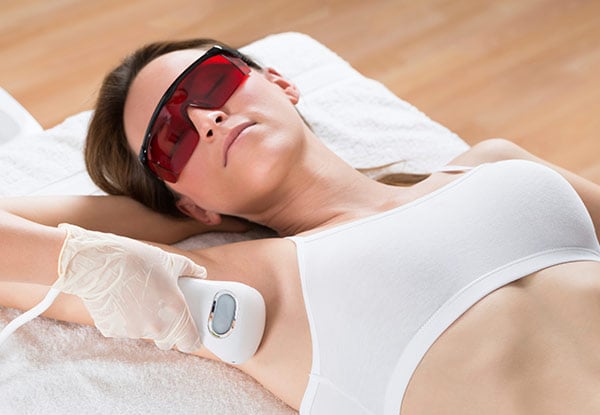 Three IPL Underarm Hair Removal Treatments for Dark Hair - Option for Blonde Hair