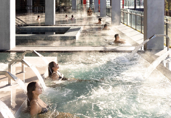 Spring Soak Package - One-Hour Restorative Bathing Experience for One Person incl. a Takeaway Wai Ariki Thermal Mud Scrub