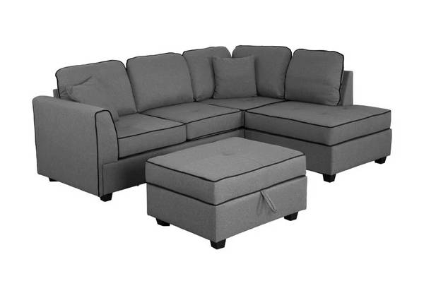 Jupiter Arcadia Corner Sofa & Storage Ottoman