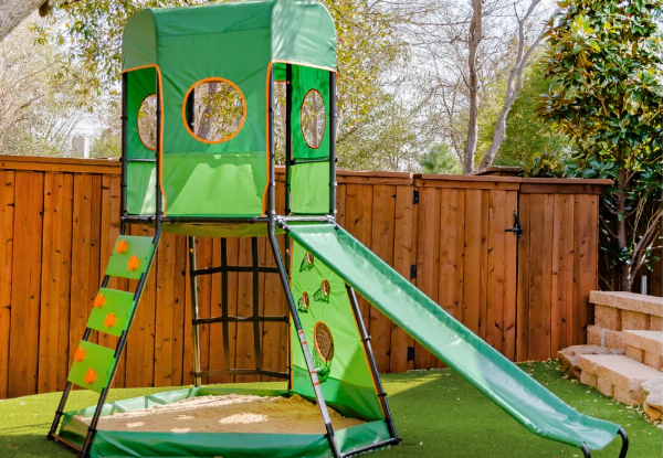 SummitPro Climbing Frame with Sandpit & Slide