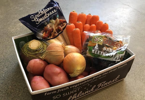 $20 for a Fresh Vegetable Box with Free Shipping