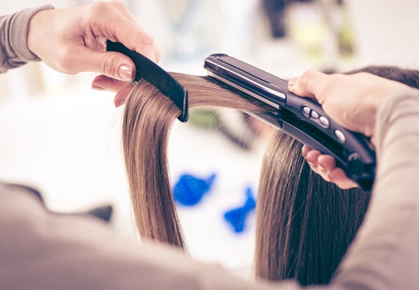 $75 for an Express Hair Straightening Treatment, $95 for a Keratin Hair Straightening Treatment or $239 for a Permanent Perm Hair Straightening Treatment