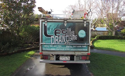 Leslie Drain Clearing