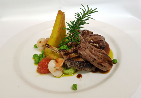 Two Main Courses at Flames Restaurant & Bar - Option for Four People