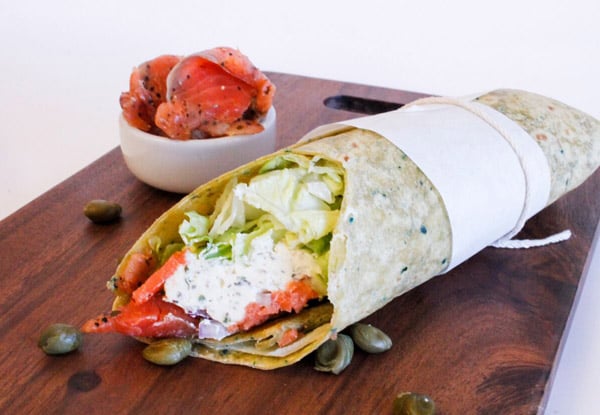 $8 for Any Classic Wrap & Smoothie – Available at Five Wellington Locations (value up to $15.70)