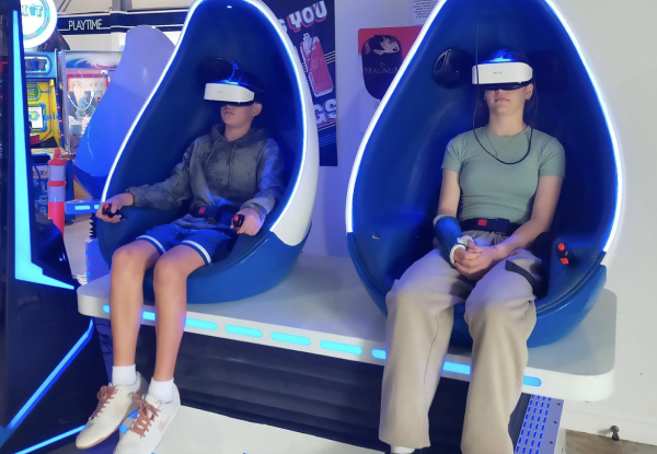 Megazone Super Combo Two-Hour Bonanza incl. Laser Tag, Pixel Parkour, VR Room, VR Pods & Race Car Simulators - Option for Megazone Super Combo Four-Hour Bonanza