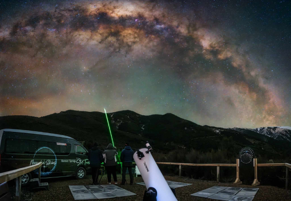 Stargazing Group Tour on Mt Rodney, Hanmer Springs - Options for up to Five People