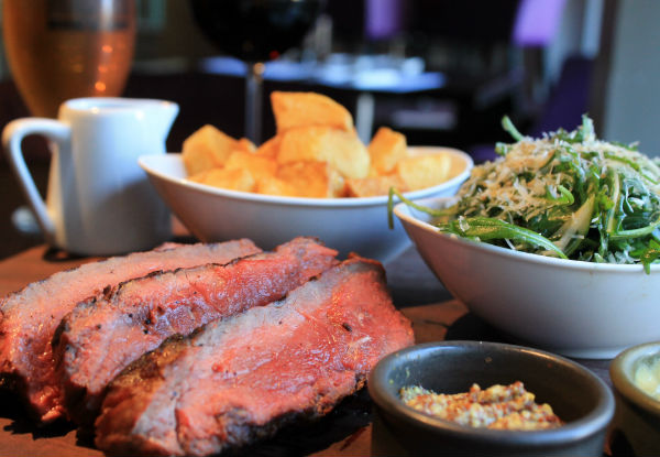 Prime Steer Sirloin Steak Meal for Two People incl. Two Sides, Condiments & Two Drinks - Options for up to Six People
