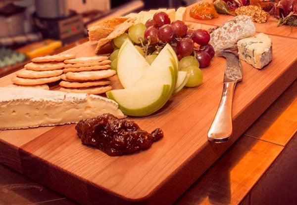 Cheeseboard & Two Glasses of SOHO Wine or 340ml Tuatara Tap Beer