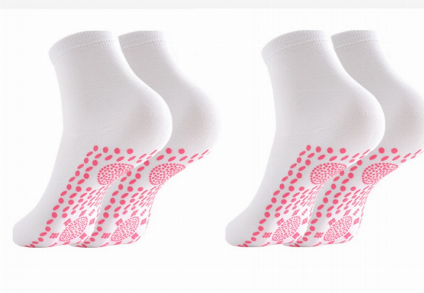 Two-Pack Self-Heating Socks - Available in Two Colours & Option for Four-Pack