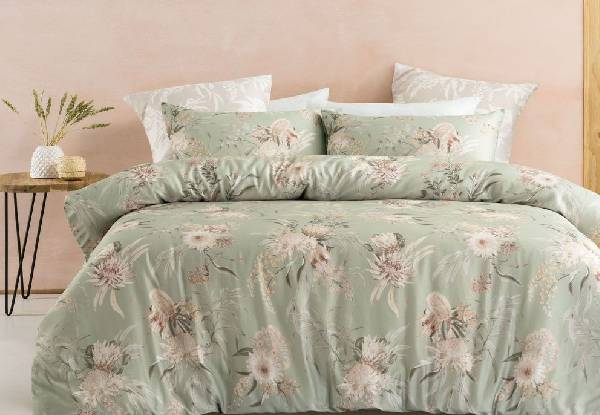 Nella Duvet Cover Set - Available in Four Sizes & Option for Extra Pillowcase - Elsewhere Pricing Starts at $149.99