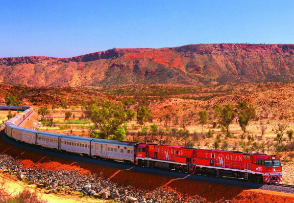Per-Person, Twin-Share, Seven-Night Outback Rail Adventure incl. The Iconic Ghan, Accommodation in Darwin & Adelaide, & International Flights